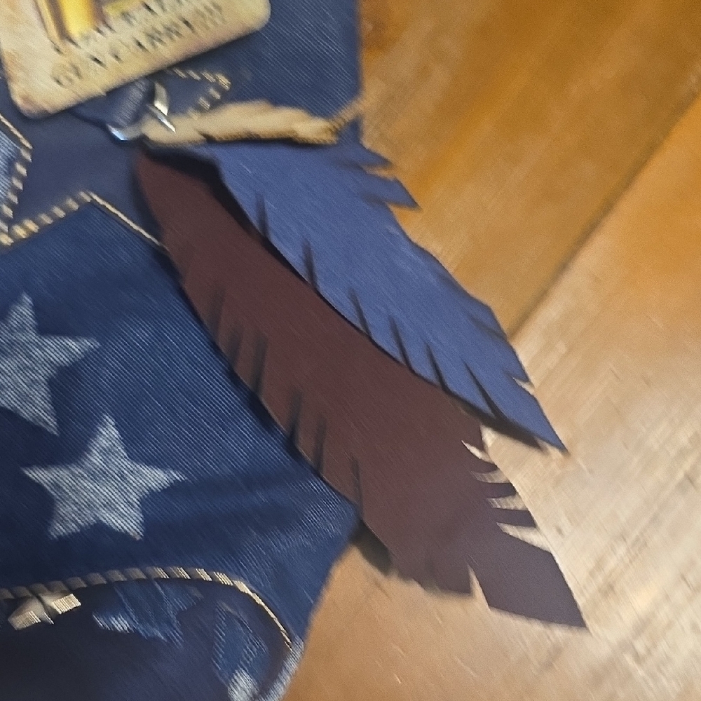 American Flag Denim Shoulder Bag - Picture 4 of 12
